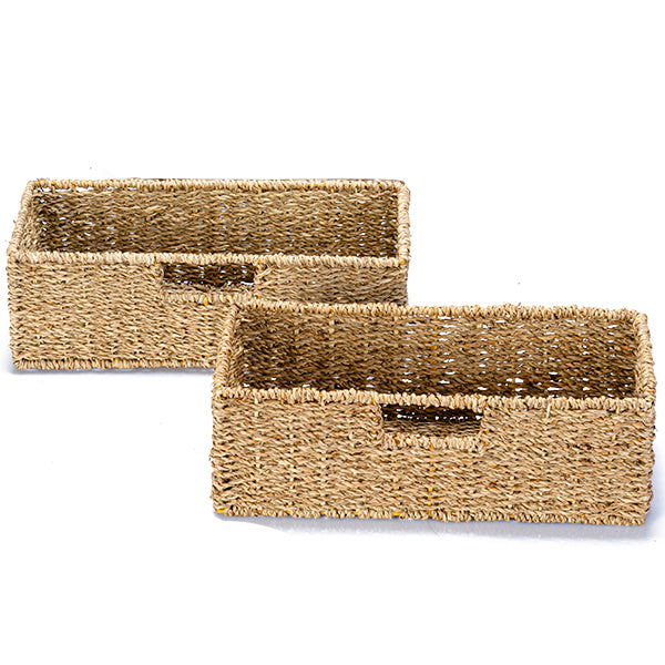 Seagrass Toilet Paper Baskets