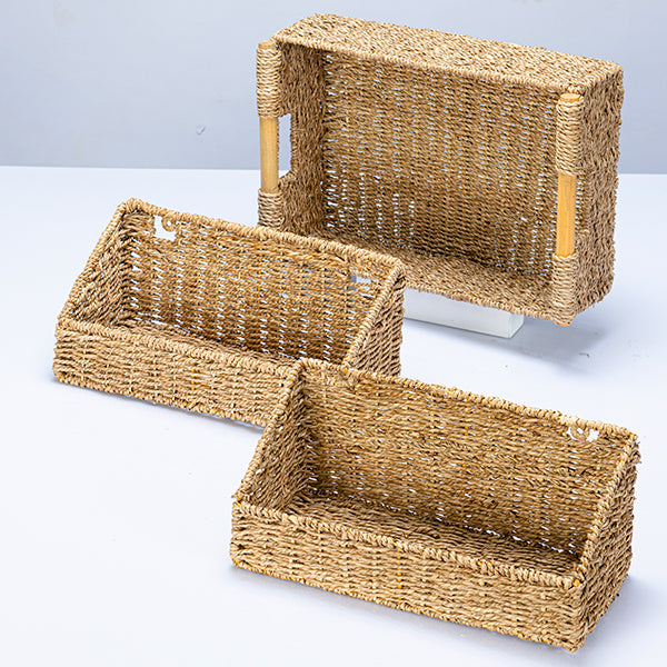 Wall Seagrass Basket for Storage