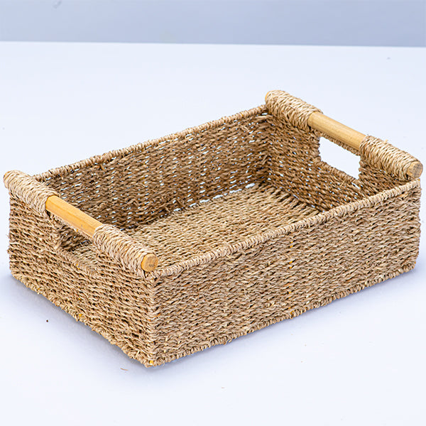 Wall Seagrass Basket for Storage