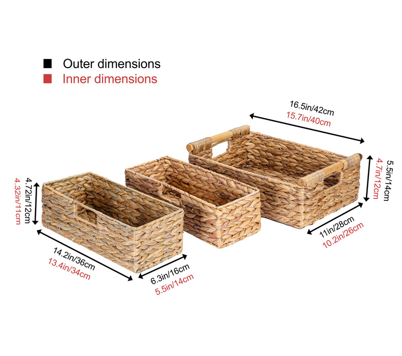Water Hyacinth Toilet Paper Baskets