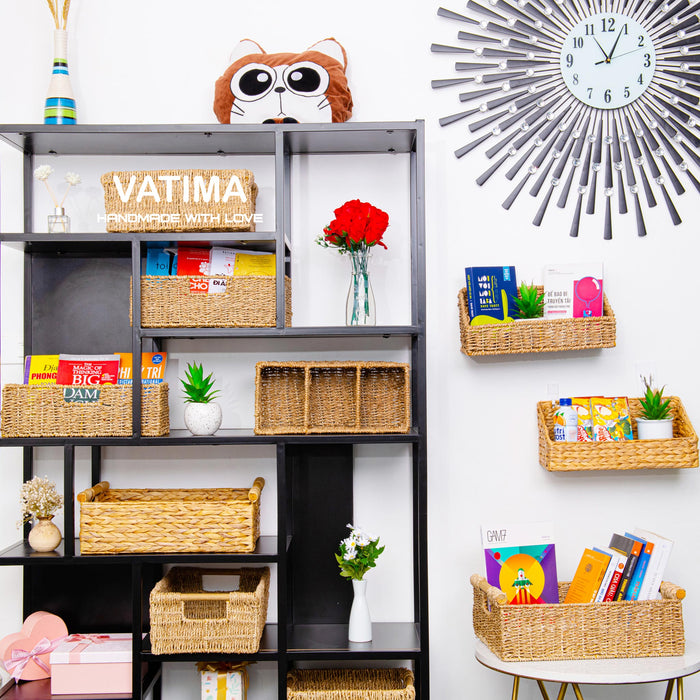 Wall Seagrass Basket for Storage