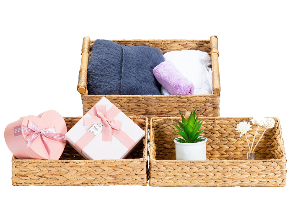Wall Water Hyacinth Basket for Storage
