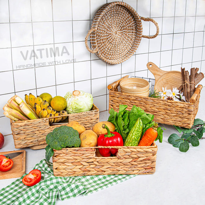 Water Hyacinth Toilet Paper Baskets