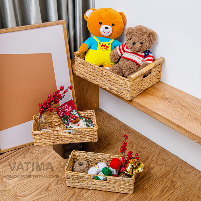 Water Hyacinth Toilet Paper Baskets