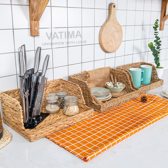 Large Basket with Open-Front for Kitchen