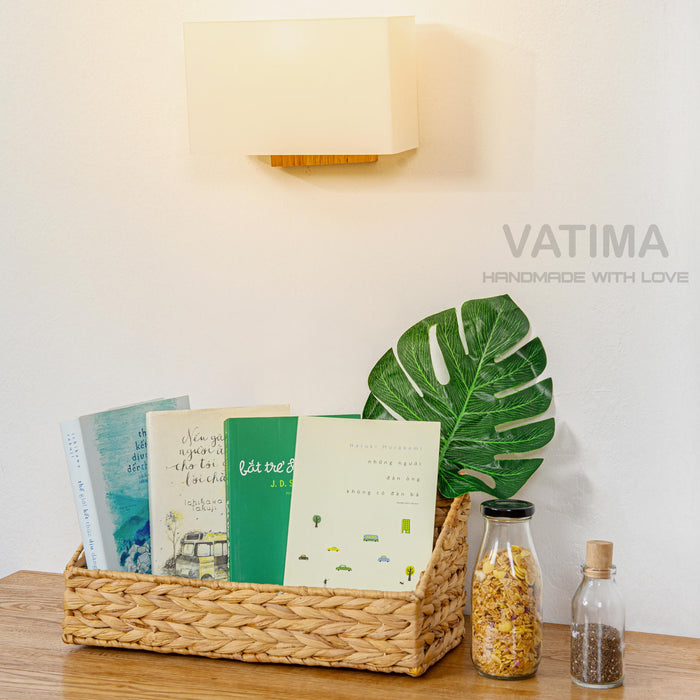 Wall Water Hyacinth Basket for Storage