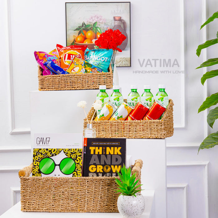 Wall Seagrass Basket for Storage