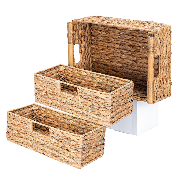 Water Hyacinth Toilet Paper Baskets