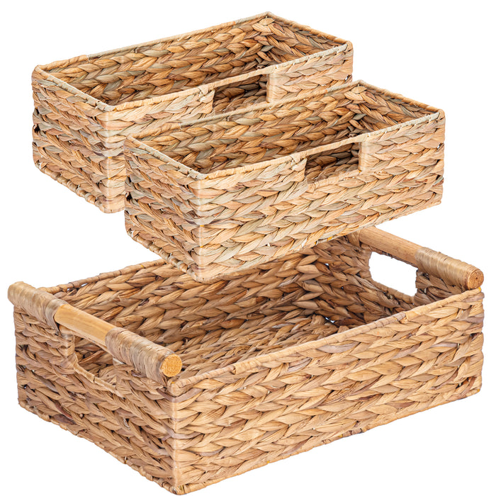 Water Hyacinth Toilet Paper Baskets