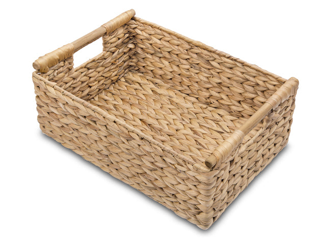 Large Water Hyacinth Basket - Low